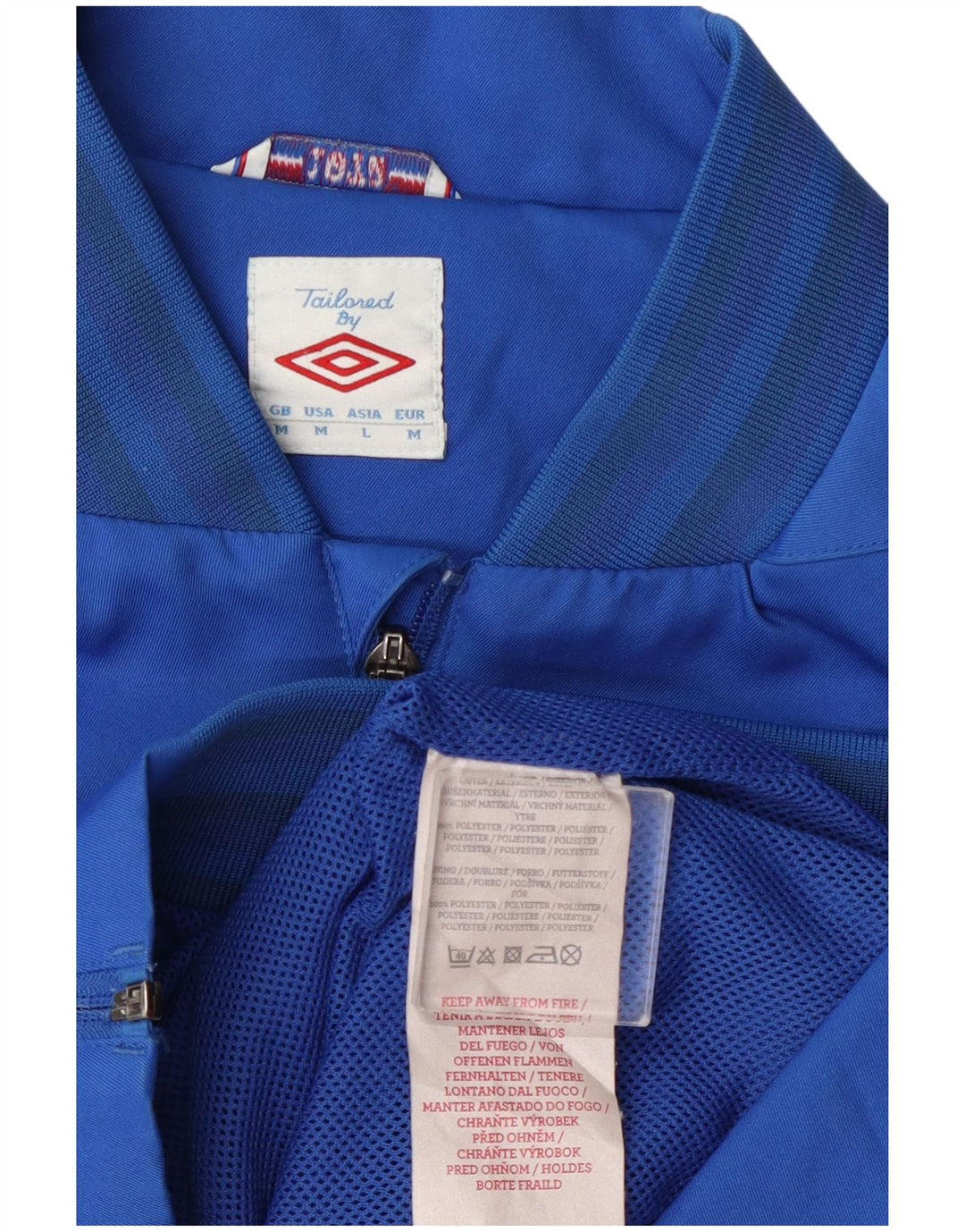 Umbro muška gornja jakna Rangers Graphic Trenirka srednje plavi poliester