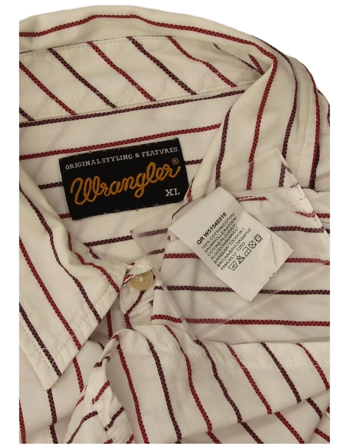 Wrangler muška košulja XL bijeli pamuk na pruge