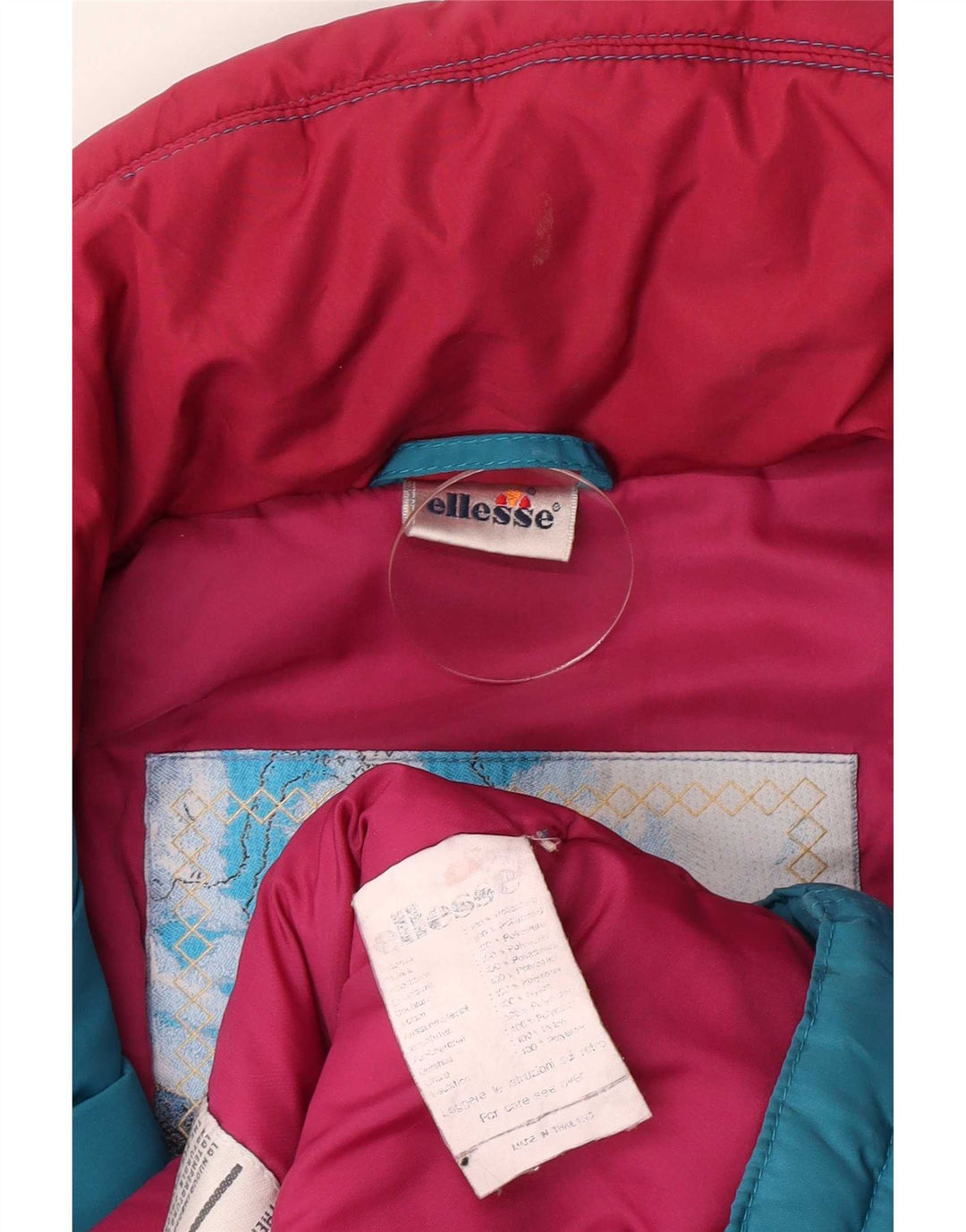 Ellesse muška podstavljena jakna s kapuljačom UK 42 XL plavi poliester