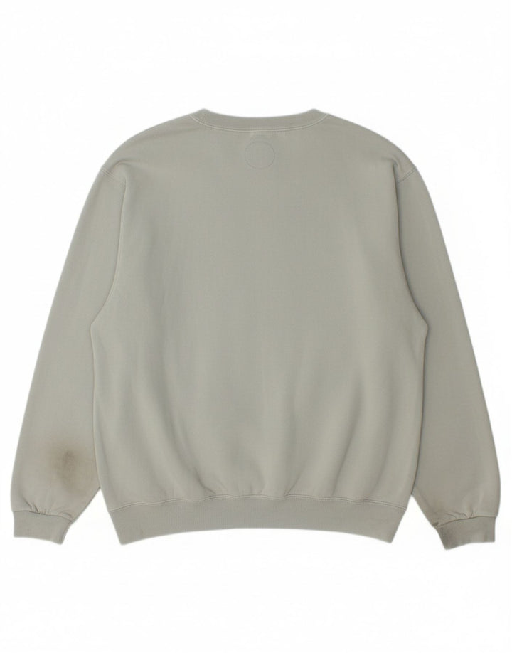 CHAMPION Mens Graphic Sweatshirt Jumper Medium Grey Cotton