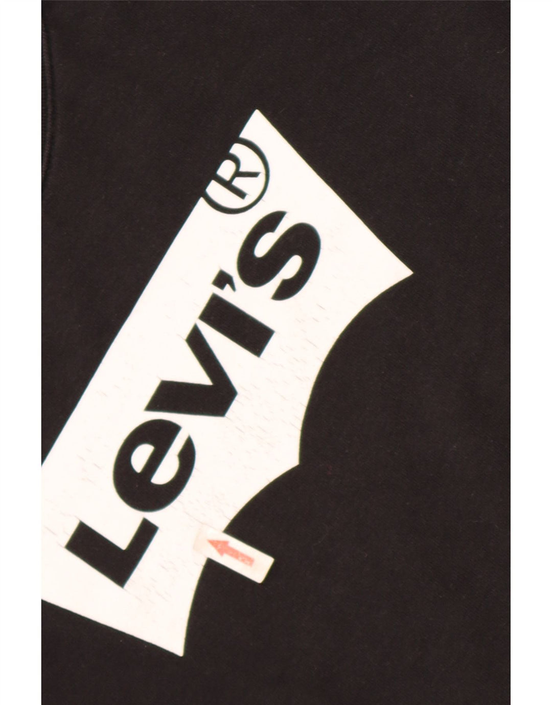 Levi's Ženska majica s motivom prekomjerne majice UK 10 Mali crni pamuk