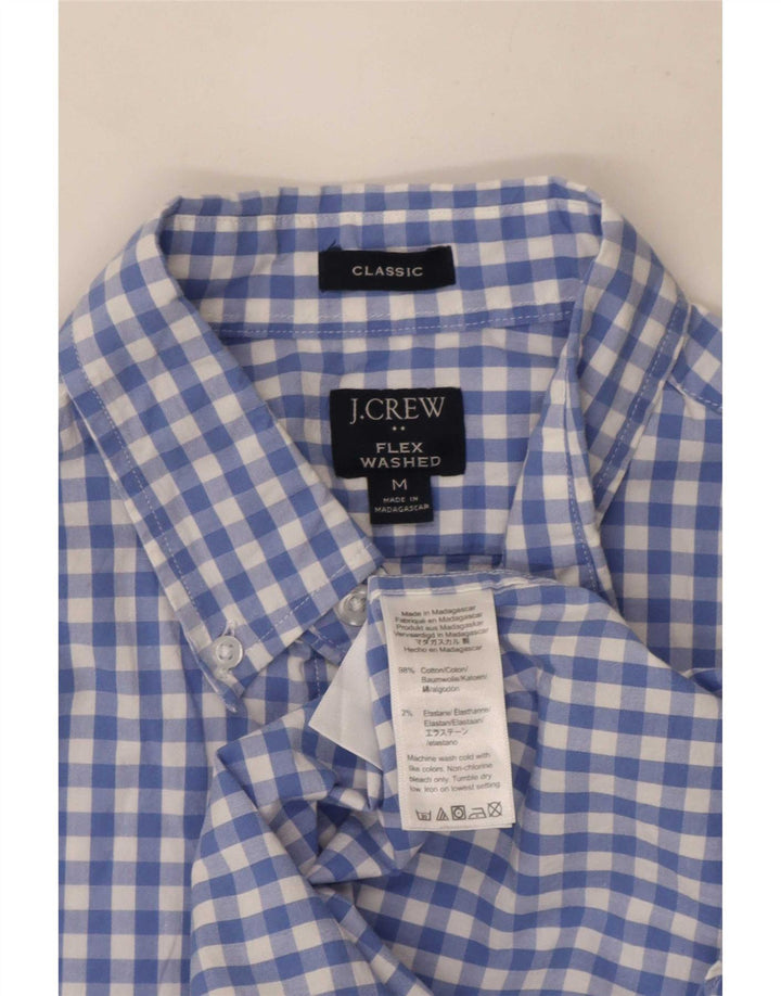 J. Crew muška košulja klasičnog kroja srednje plavi pamuk od ginghama