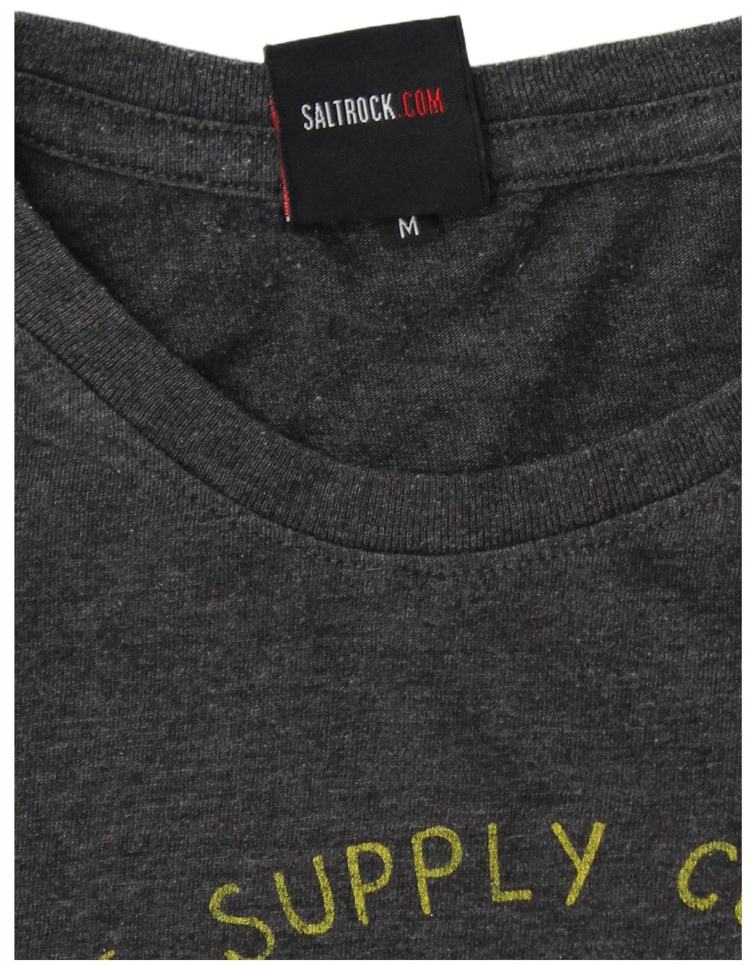 SALTROCK Muška grafička majica kratkih rukava srednje sivi pamuk