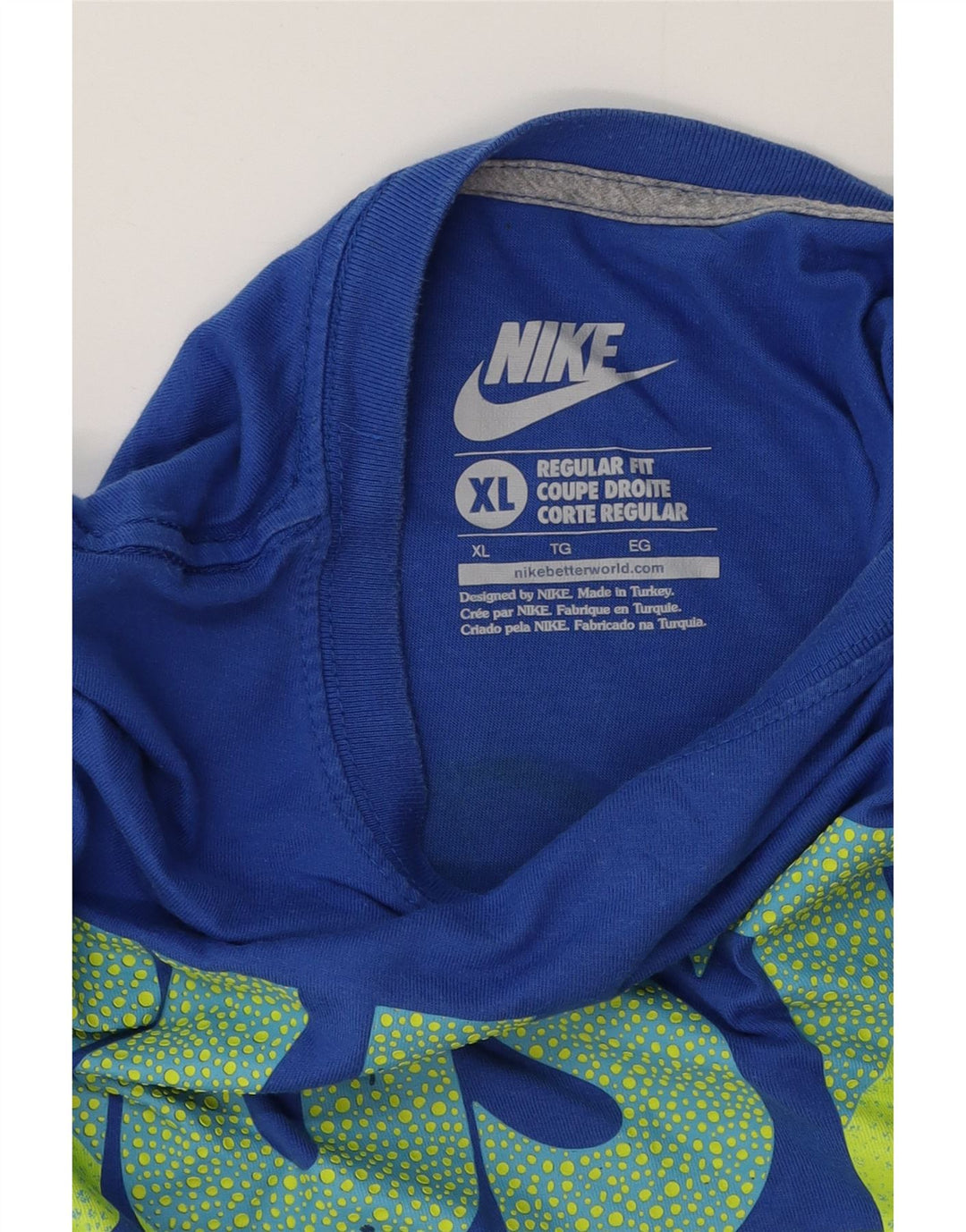 Nike Muška majica kratkih rukava Regular Fit XL plava
