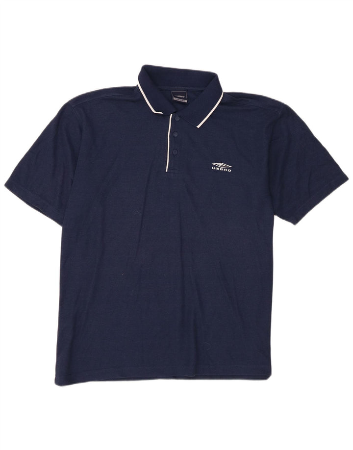 Umbro muška polo majica velika tamnoplava poliester