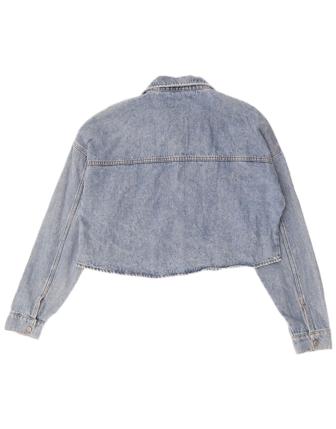 Esprit ženska kratka prevelika traper jakna UK 10 Small Blue Cotton