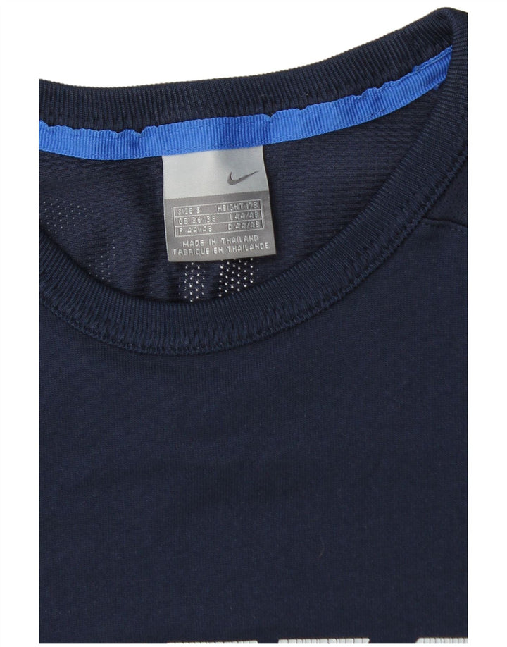 Nike muška majica dugih rukava s grafikom UK 36/38 mala tamnoplava