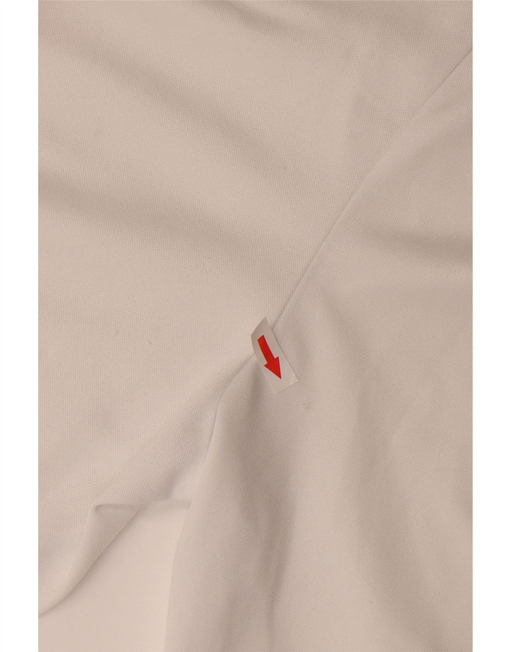 Sportske kratke hlače Adidas Climalite za dječake 13-14 godina, bijeli poliester