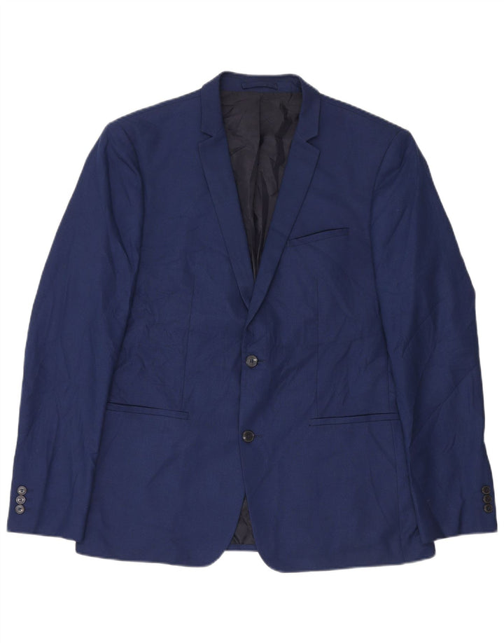 Zara muška uska jakna sa 2 gumba EU 54 XL tamnoplava