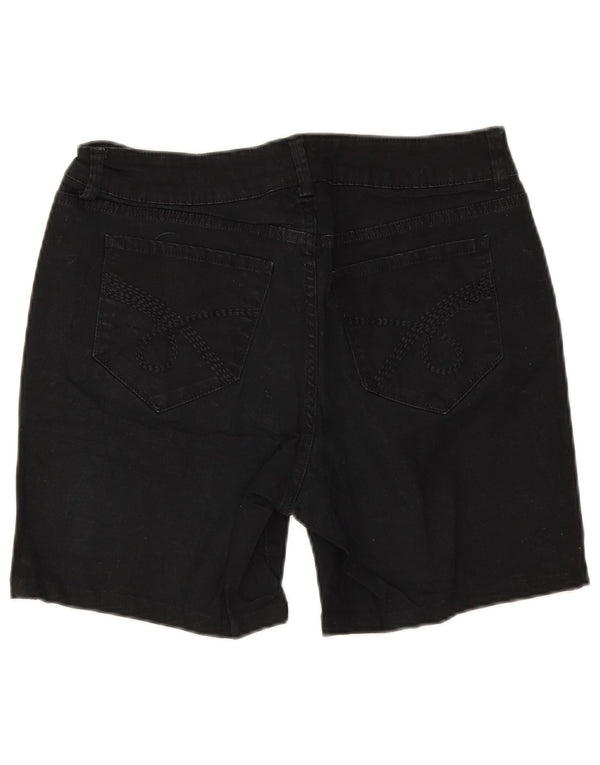 Ženske kratke traper hlače Lee Riders US 12 Large W30, crni pamuk