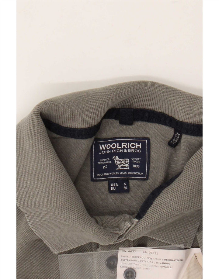 Woolrich muška polo majica mala siva pamuk