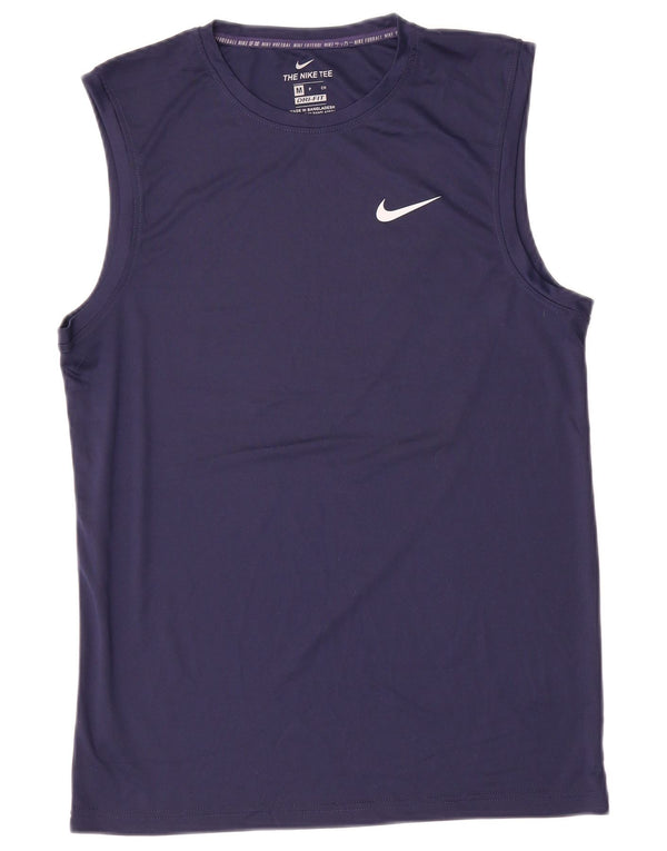Nike Dri Fit Vest Top Medium tamnoplavi poliester