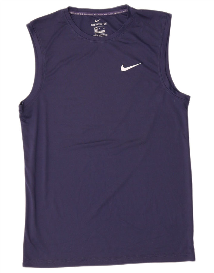 Nike Dri Fit Vest Top Medium tamnoplavi poliester