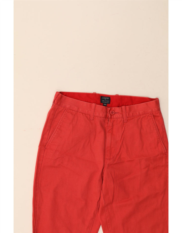 J. CREW Mens The Sutton Slim Jeans W29 L32 Red Cotton Vintage J. Crew and Second-Hand J. Crew from Messina Hembry 