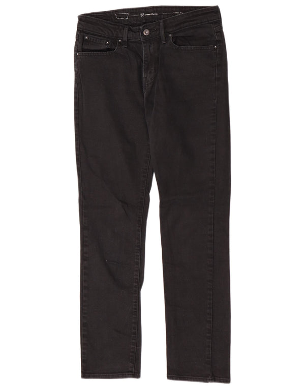 Levi's ženske traperice Demi Curve Classic Rise Slim, W28 L29, crni pamuk