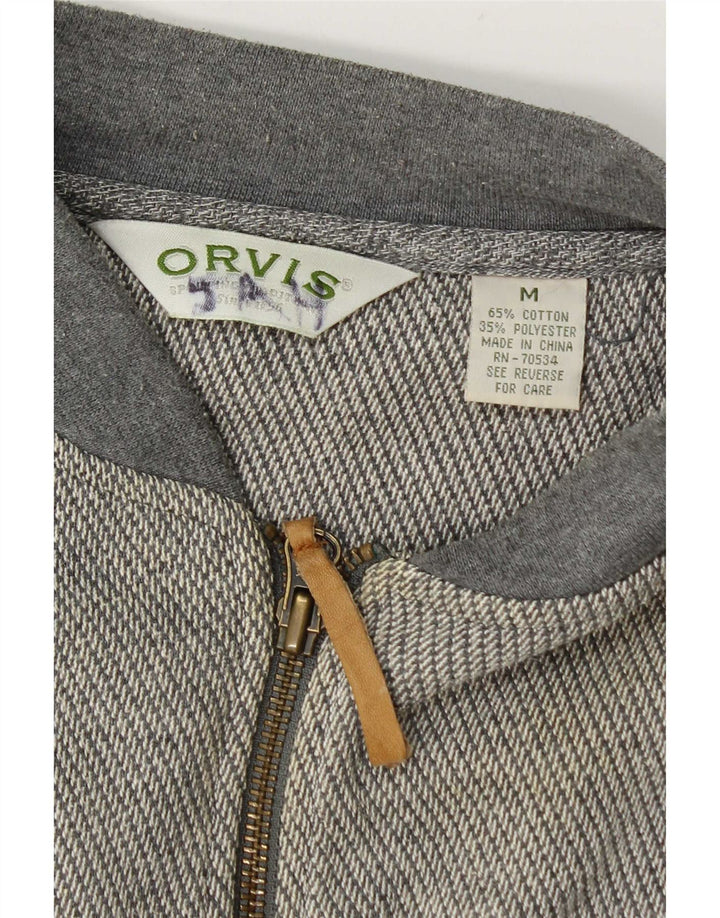 Orvis muška gornja jakna trenirke srednje sivi pamuk