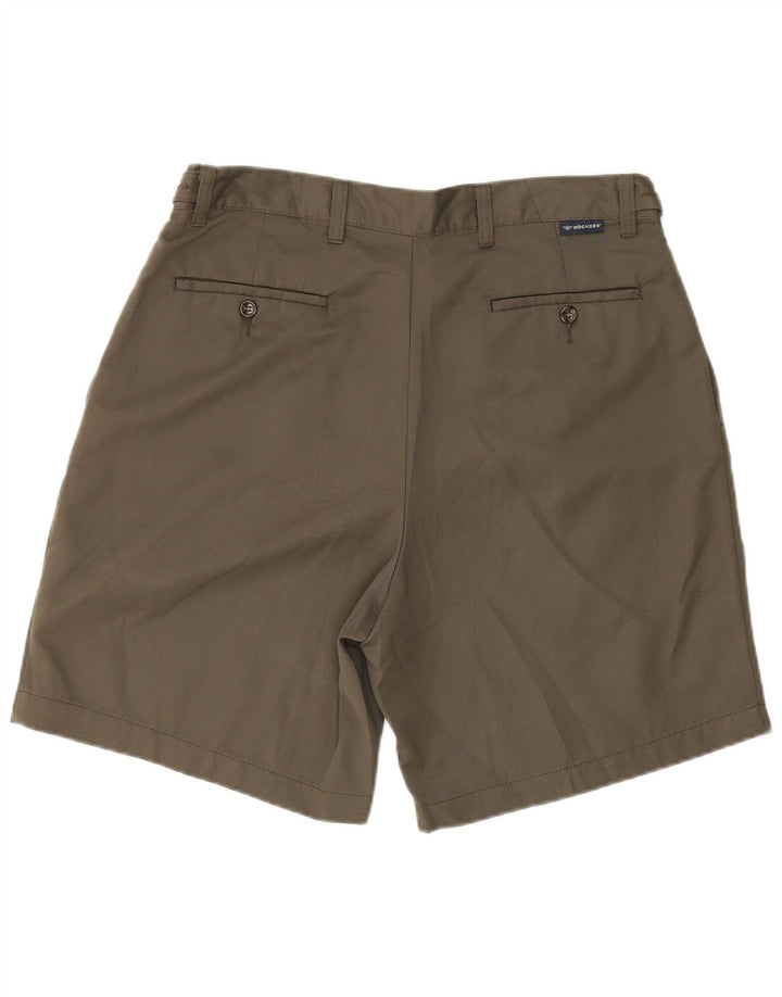 Dockers muške chino kratke hlače s štipaljkama W34, veliki kaki poliester