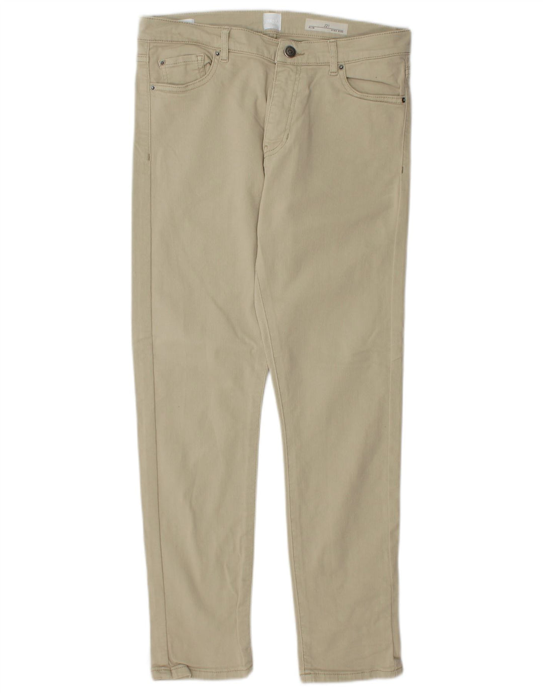 HUGO BOSS Ženske uske traperice visokog struka W29 L28 Zeleni pamuk