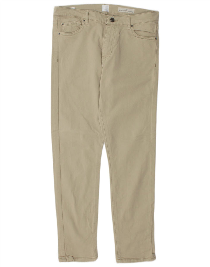 HUGO BOSS Ženske uske traperice visokog struka W29 L28 Zeleni pamuk