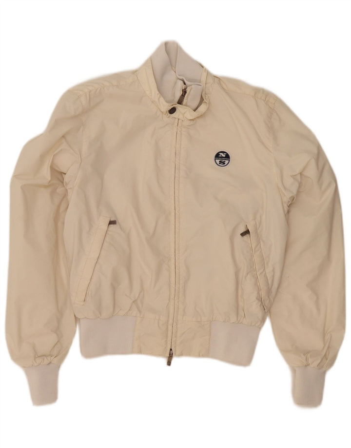 North Sails Ženska bombaška jakna UK 10 Small Off White Polyamide
