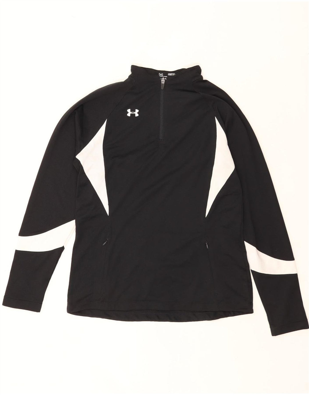 Under Armour, gornji dio trenirke s patentnim izrezom, srednje crne boje