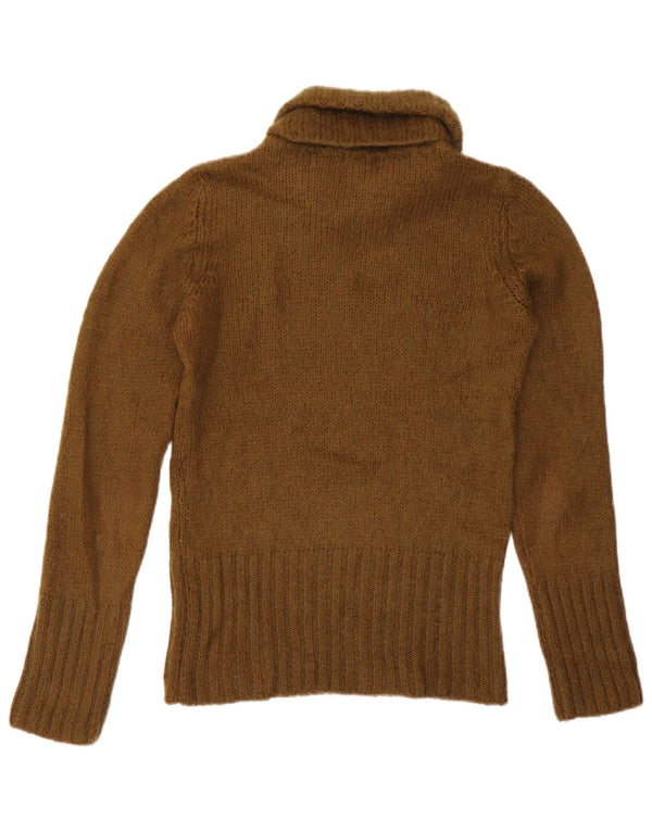 Massimo Dutti ženski džemper s rol izrezom UK 12 Srednji kaki akril