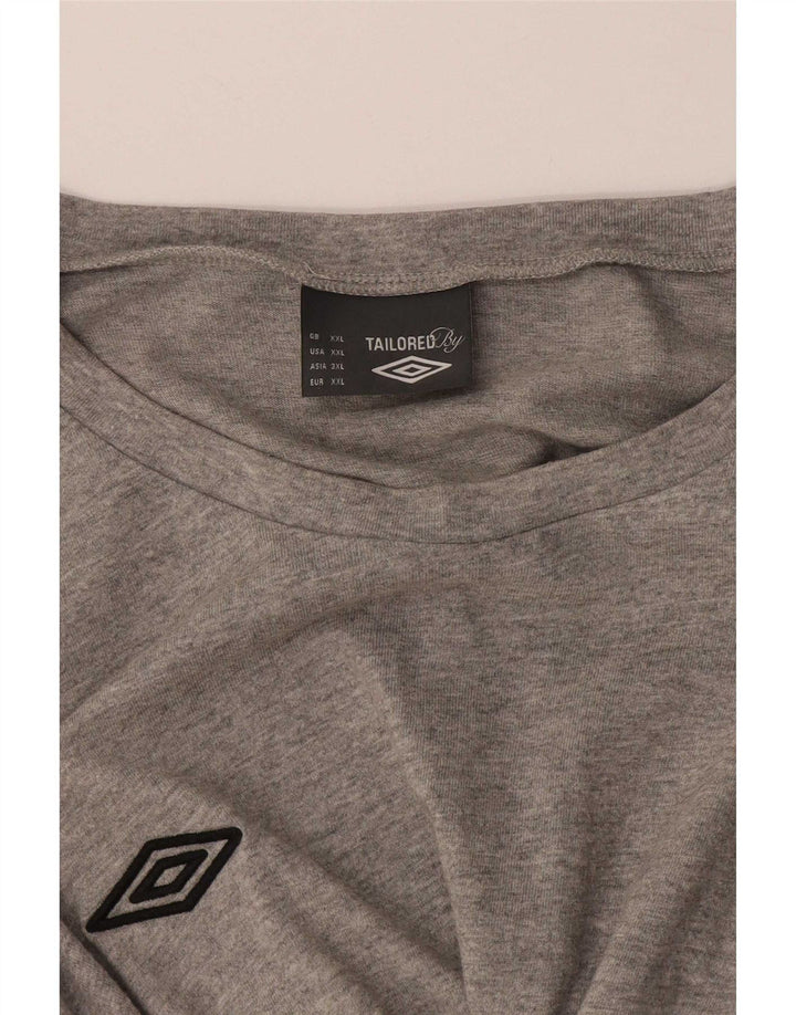 Umbro muška majica kratkih rukava 2XL siva
