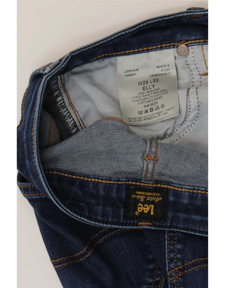 Lee ženske uske traperice Elly W29 L30 plavi pamuk