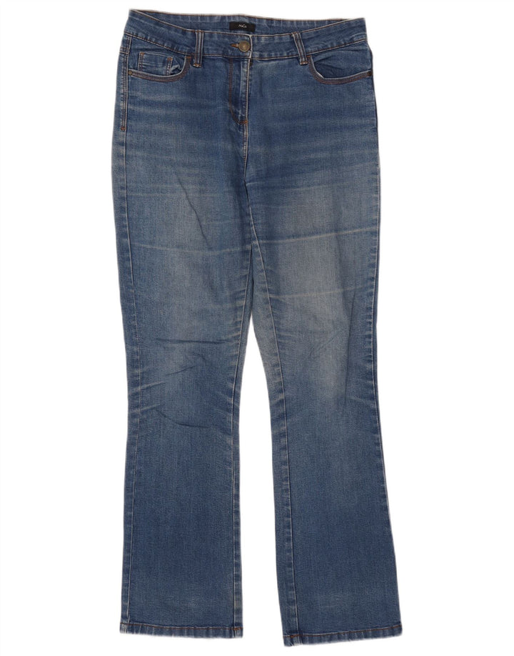 M&Co Ženske traperice Bootcut UK 10 Male W32 L31 Plavi pamuk