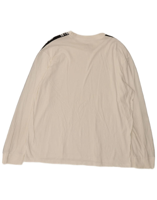 Ženska majica dugih rukava Adidas Graphic Graphic UK 16 Large White Colourblock