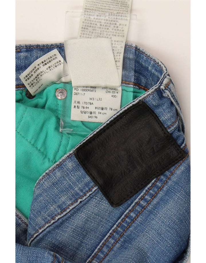 Levi's muške uske traperice W31 L32 plavi pamuk