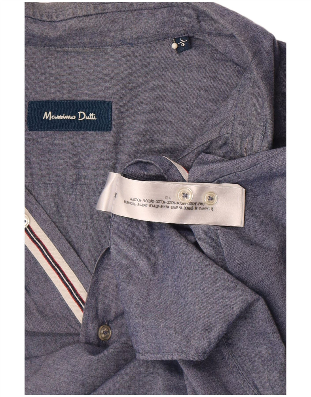 Massimo Dutti muška košulja velika siva pamučna