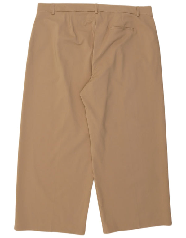 Marks & Spencer ženske chino hlače visokog struka UK 24 4XL W44 L28 Bež