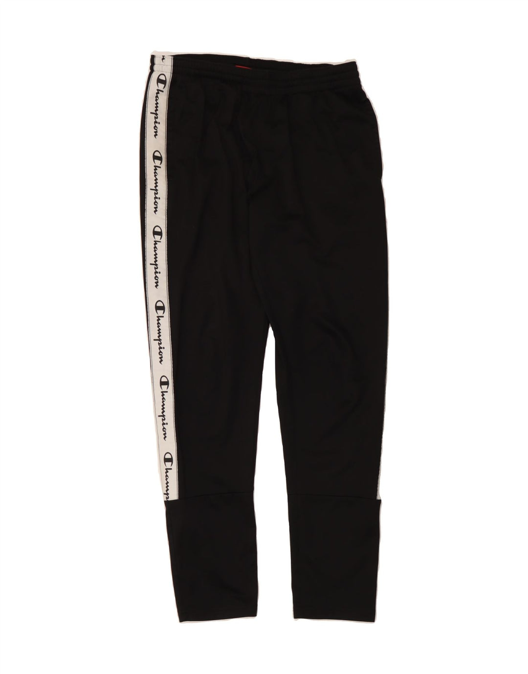CHAMPION Mens Graphic Tracksuit Trousers Medium  Black Colourblock Vintage Champion and Second-Hand Champion from Messina Hembry 