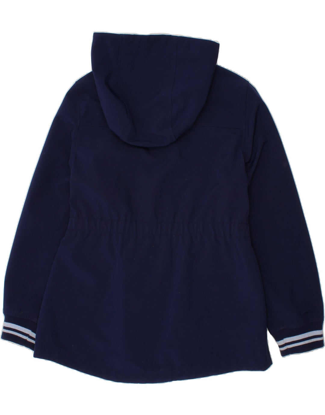 MICHAEL KORS Girls Hooded Rain Jacket 10-11 Years Navy Blue Polyester Vintage Michael Kors and Second-Hand Michael Kors from Messina Hembry 