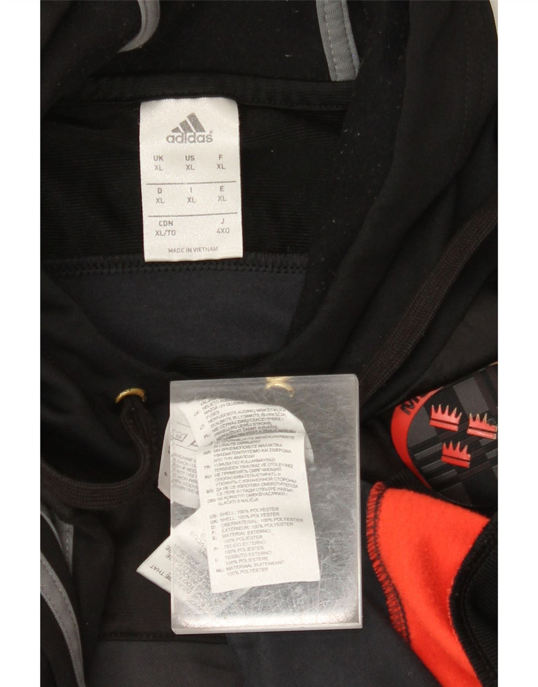 ADIDAS Munster Munster Rugby majica s kapuljačom XL siva poliesterska boja