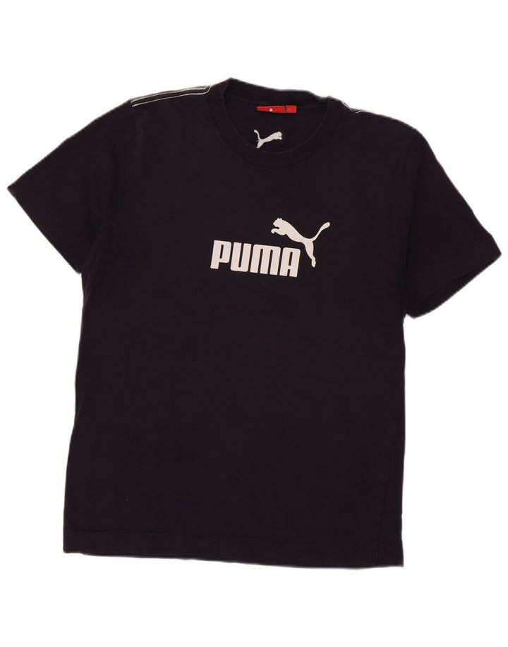 Puma muška majica s grafičkim motivima srednje tamnoplavi pamuk