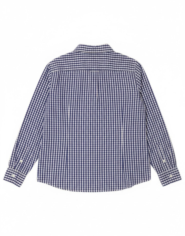 Benetton ženska košulja UK 16 Large Blue Gingham pamuk