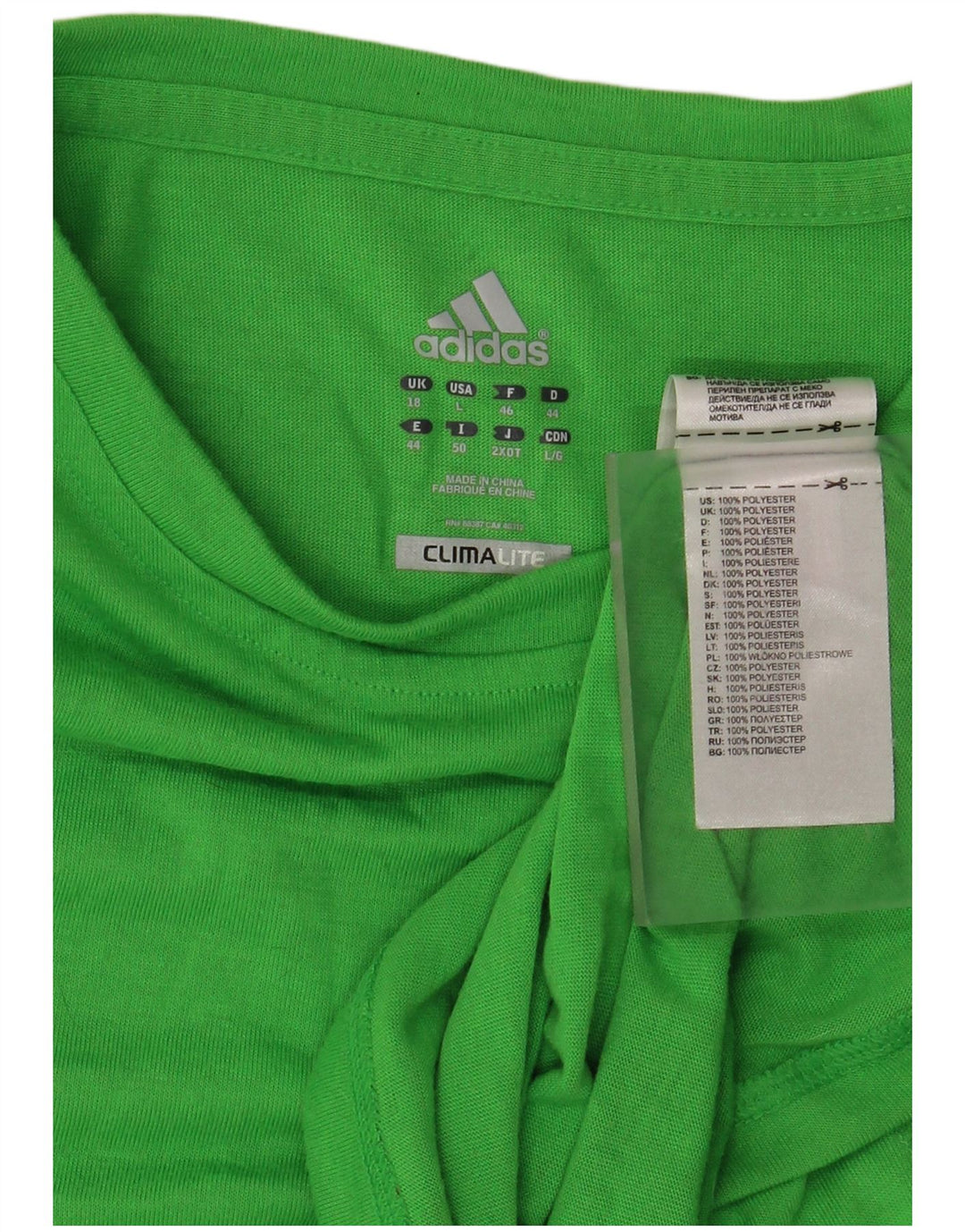 ADIDAS ženska majica kratkih rukava Climalite UK 18 XL zeleni poliester