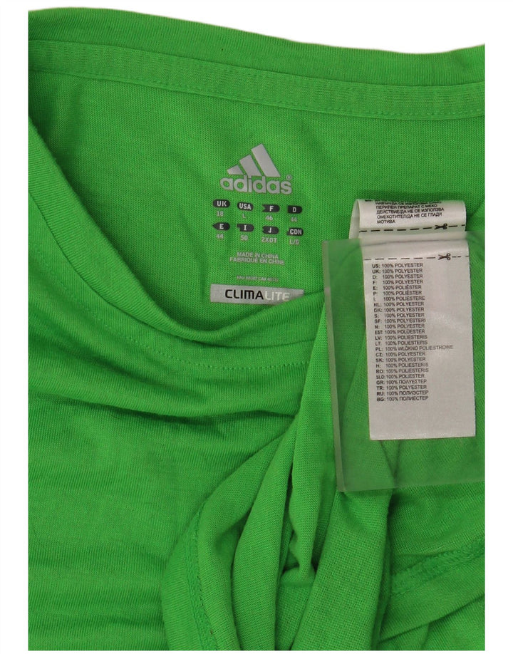 ADIDAS ženska majica kratkih rukava Climalite UK 18 XL zeleni poliester