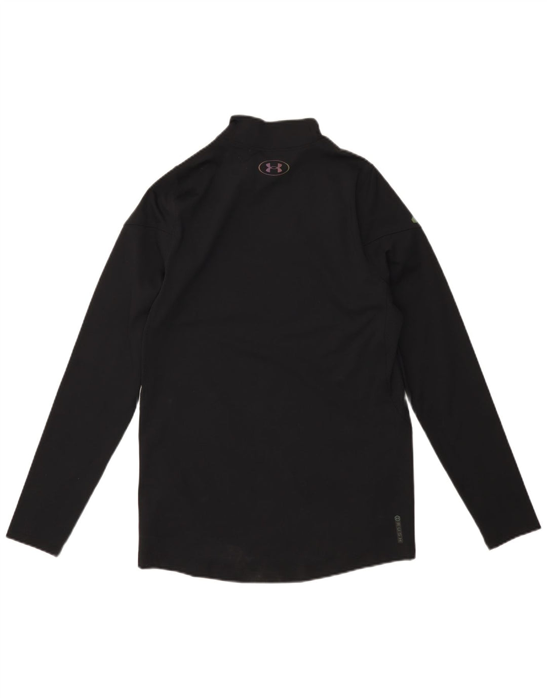 UNDER ARMOUR Muška majica Cold Gear s dugim rukavima, mali crni poliester