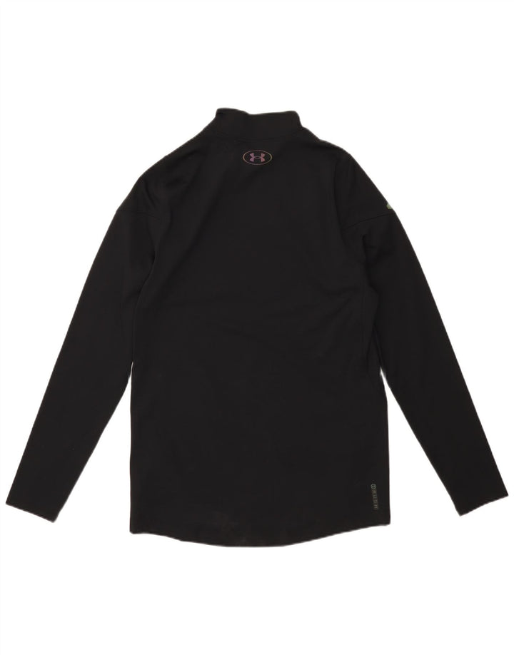 UNDER ARMOUR Muška majica Cold Gear s dugim rukavima, mali crni poliester