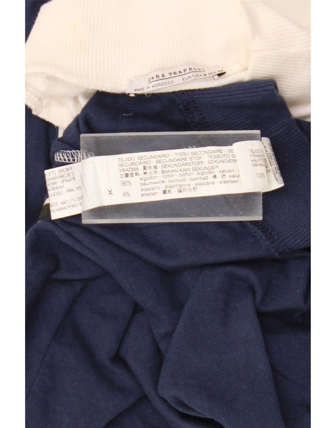 Zara muška trenirka Trafaluc Graphic sweatshirt srednje bijele boje