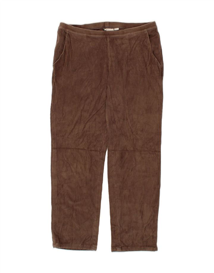 L.L.BEAN Womens Tracksuit Trousers Medium  Brown Cotton Vintage L.L.Bean and Second-Hand L.L.Bean from Messina Hembry 