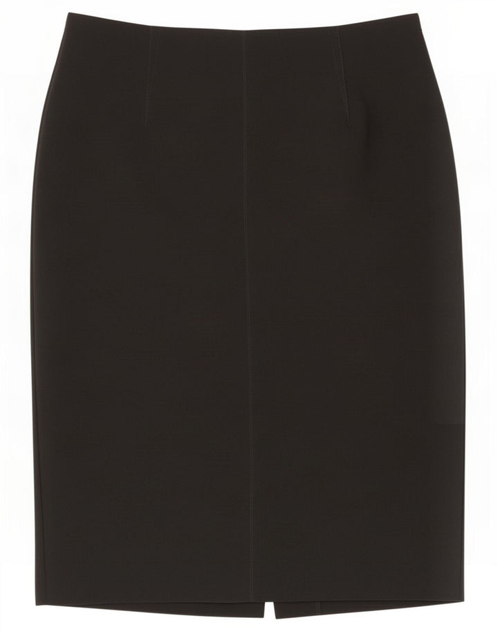 Marks & Spencer ženska pencil suknja UK 14 Large W32 crni poliester