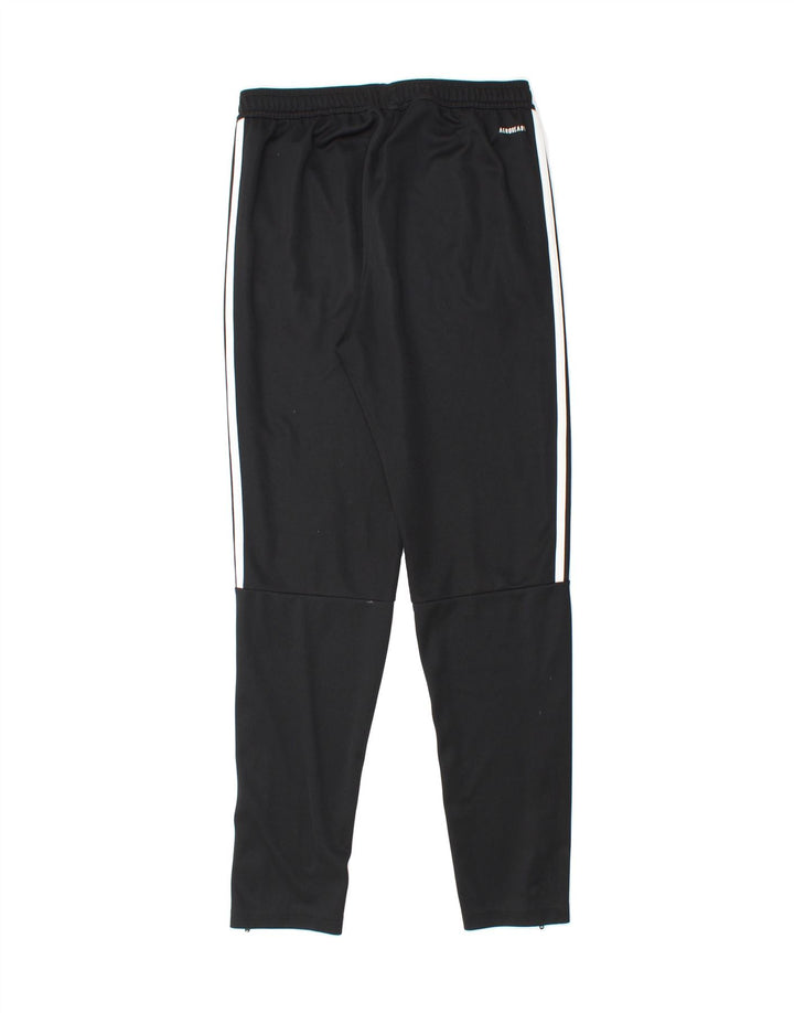 ADIDAS Boys Tracksuit Trousers 13-14 Years Black Polyester Vintage Adidas and Second-Hand Adidas from Messina Hembry 