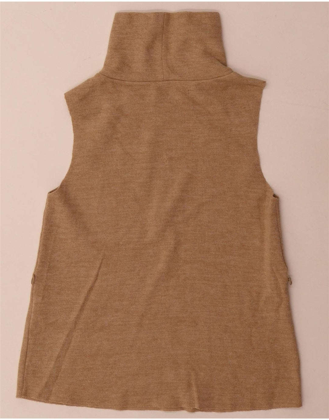 Zara ženski prsluk UK 8 Small Beige Cotton