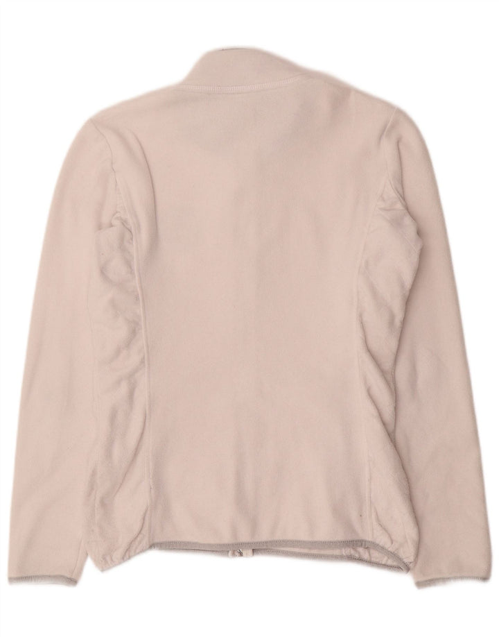 NAPAPIJRI Womens Fleece Jacket UK 14 Large White Polyester