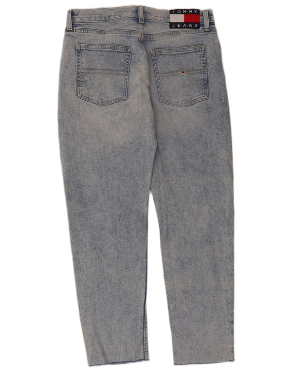 TOMMY HILFIGER Ženske ravne traperice W28 L26 Plavi pamuk