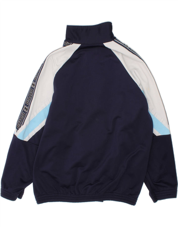 ERREA Womens Tracksuit Top Jacket EU 40 Medium Navy Blue Colourblock Vintage Errea and Second-Hand Errea from Messina Hembry 